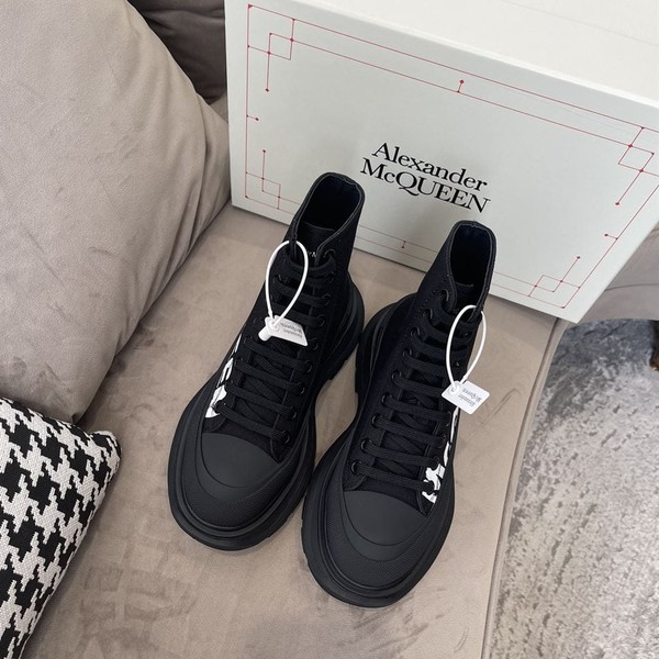ALEXANDER MCQUEEN GRAFFITI TREAD SLICK HIGH-TOP SNEAKERS - ALD029 - Image 4