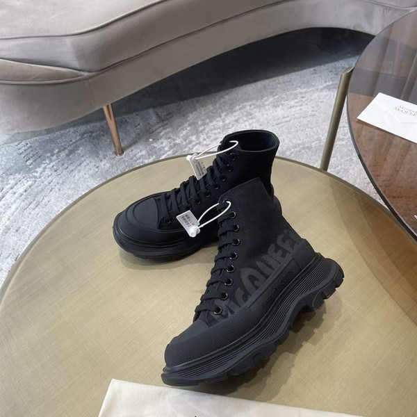 ALEXANDER MCQUEEN GRAFFITI TREAD SLICK HIGH-TOP SNEAKERS - ALD034 - Image 3