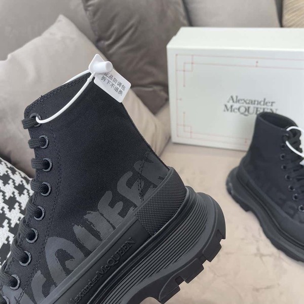 ALEXANDER MCQUEEN GRAFFITI TREAD SLICK HIGH-TOP SNEAKERS - ALD034 - Image 6