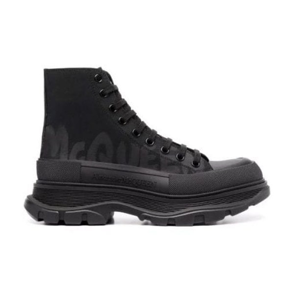 ALEXANDER MCQUEEN GRAFFITI TREAD SLICK HIGH-TOP SNEAKERS - ALD034 - Image 10