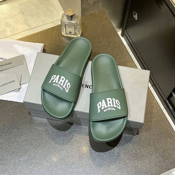 BALENCIAGA CITIES PARIS POOL SLIDE SANDAL - BBD006