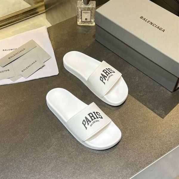 BALENCIAGA CITIES PARIS POOL SLIDE SANDAL - BBD007 - Image 8