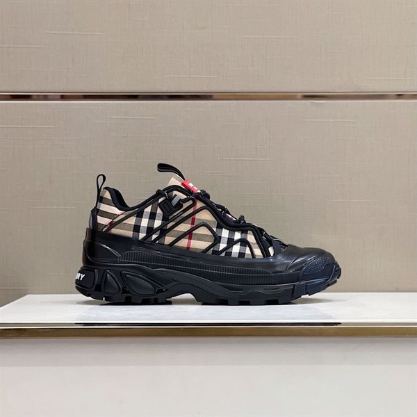BURBERRY VINTAGE CHECK COTTON ARTHUR SNEAKERS - BBR006 - Image 2