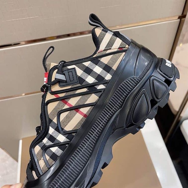 BURBERRY VINTAGE CHECK COTTON ARTHUR SNEAKERS - BBR006 - Image 6