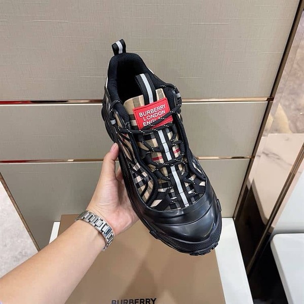BURBERRY VINTAGE CHECK COTTON ARTHUR SNEAKERS - BBR006 - Image 7