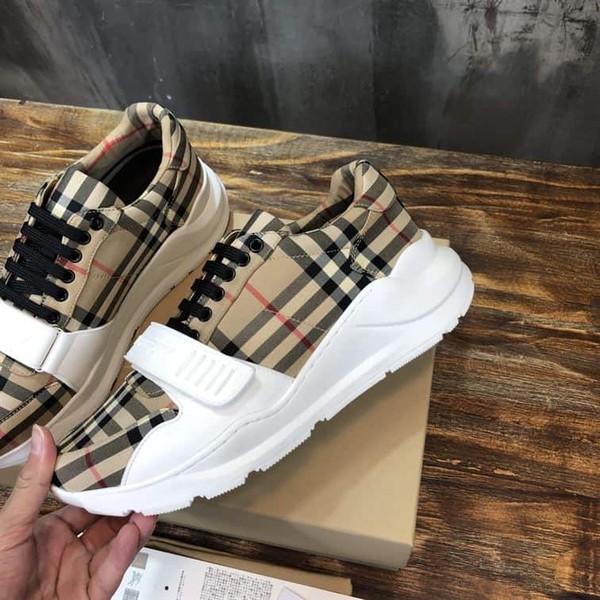 BURBERRY VINTAGE CHECK COTTON SNEAKER - BBR011 - Image 3