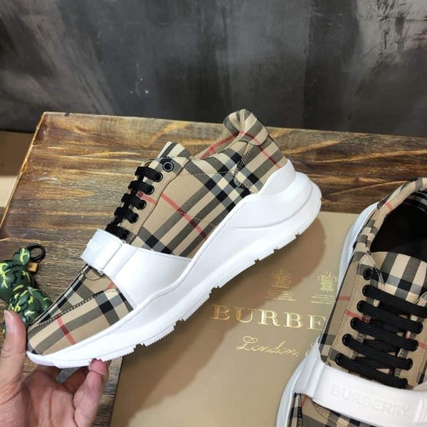 BURBERRY VINTAGE CHECK COTTON SNEAKER - BBR011 - Image 4