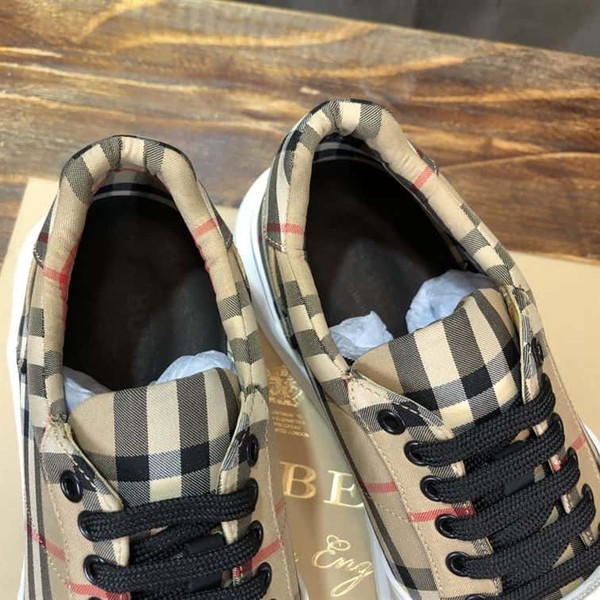 BURBERRY VINTAGE CHECK COTTON SNEAKER - BBR011 - Image 5