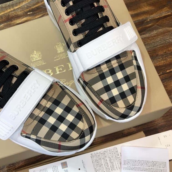 BURBERRY VINTAGE CHECK COTTON SNEAKER - BBR011 - Image 6