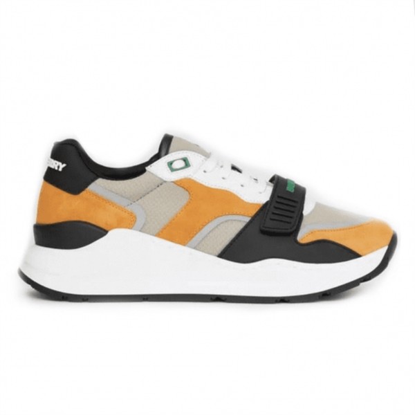 BURBERRY LOGO-STRAP LOW-TOP SNEAKERS - BBR025 - Image 11