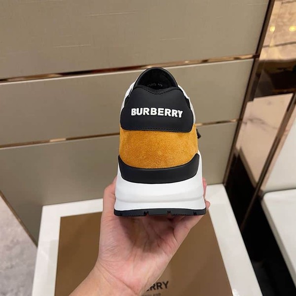 BURBERRY LOGO-STRAP LOW-TOP SNEAKERS - BBR025 - Image 7