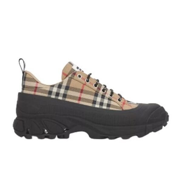 BURBERRY VINTAGE CHECK COTTON ARTHUR SNEAKERS - BBR028 - Image 11