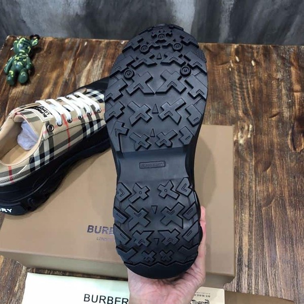 BURBERRY VINTAGE CHECK COTTON ARTHUR SNEAKERS - BBR028 - Image 8