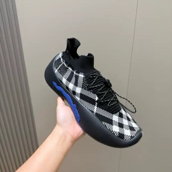 BURBERRY CHECK KNIT NEPTUNE SNEAKERS - BBR053 - Image 8