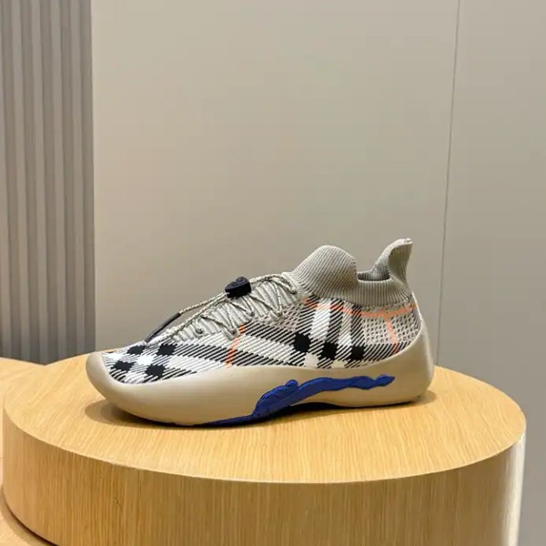 BURBERRY CHECK KNIT NEPTUNE SNEAKERS - BBR055 - Image 5