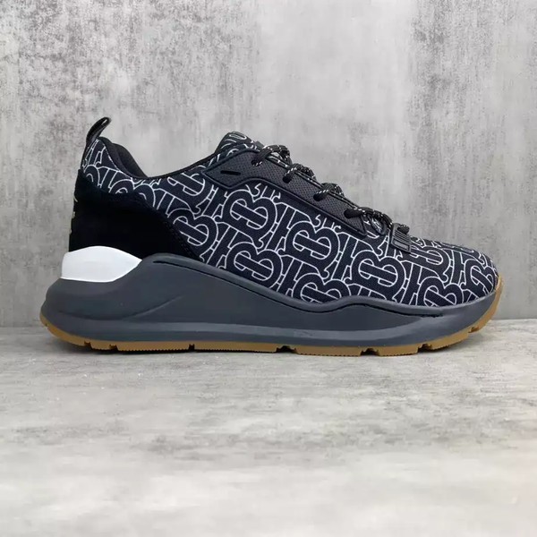BURBERRY PLATFORM SNEAKERS - BBR059