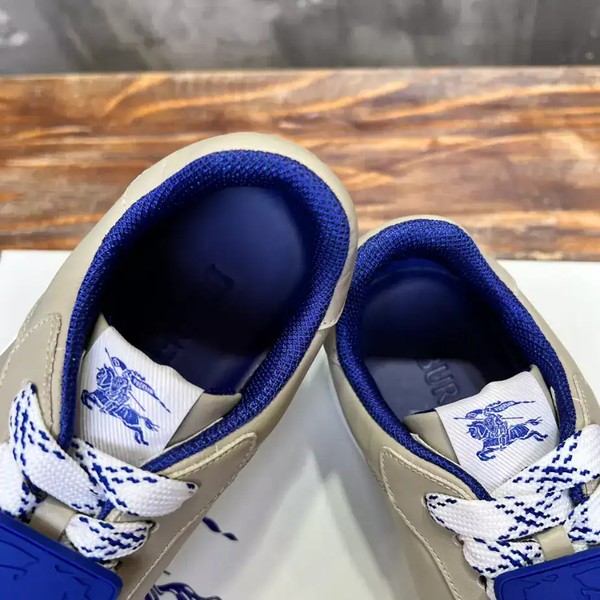 BURBERRY LEATHER SNEAKERS - BBR078 - Image 6