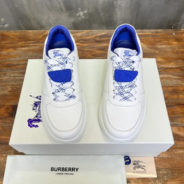 BURBERRY LEATHER SNEAKERS - BBR080 - Image 2