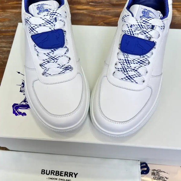 BURBERRY LEATHER SNEAKERS - BBR080 - Image 6