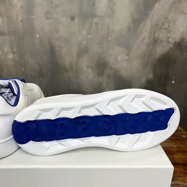 BURBERRY LEATHER SNEAKERS - BBR080 - Image 9