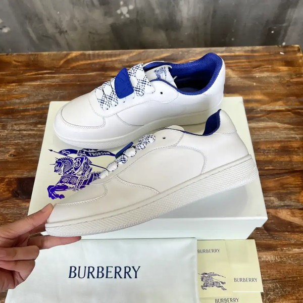 BURBERRY LEATHER TERRACE SNEAKERS - BBR086 - Image 3