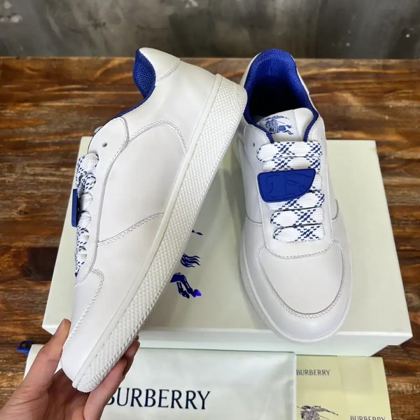 BURBERRY LEATHER TERRACE SNEAKERS - BBR086 - Image 4