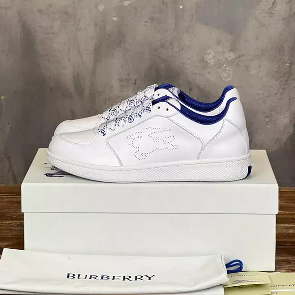BURBERRY LEATHER STOCK SNEAKERS - BBR088