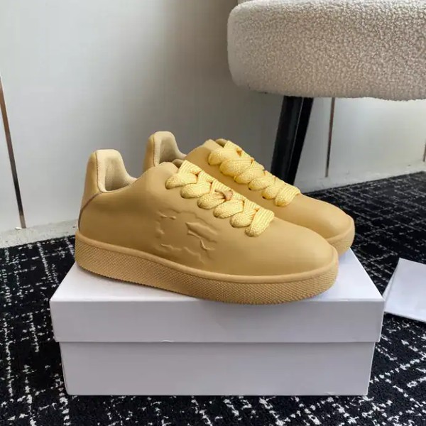 BURBERRY LEATHER BOX SNEAKERS - BBR101 - Image 2
