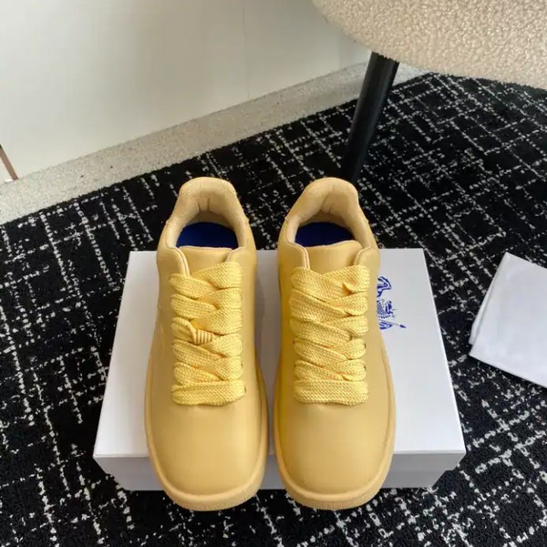 BURBERRY LEATHER BOX SNEAKERS - BBR101 - Image 3