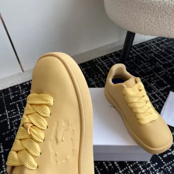 BURBERRY LEATHER BOX SNEAKERS - BBR101 - Image 4