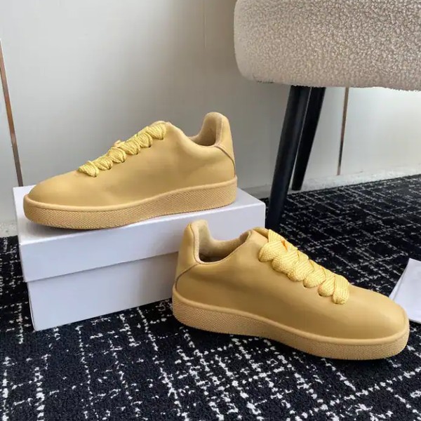 BURBERRY LEATHER BOX SNEAKERS - BBR101 - Image 6