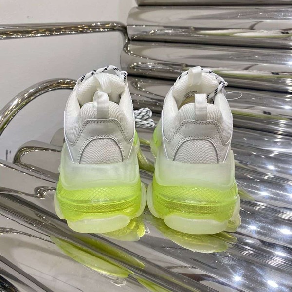 BALENCIAGA TRIPLE S WHITE GREEN CLEAR SOLE - BLA013 - Image 7