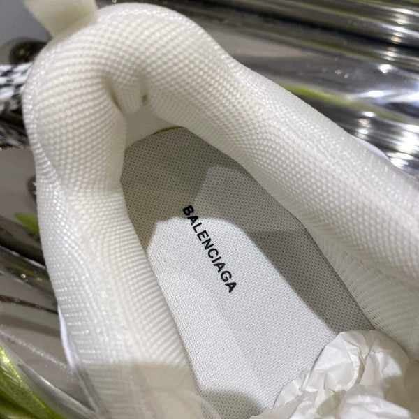 BALENCIAGA TRIPLE S WHITE GREEN CLEAR SOLE - BLA013 - Image 9