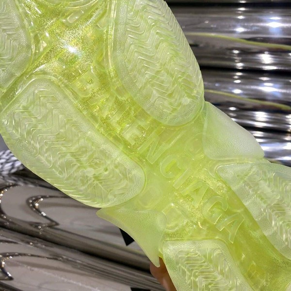 BALENCIAGA TRIPLE S WHITE GREEN CLEAR SOLE - BLA013 - Image 10