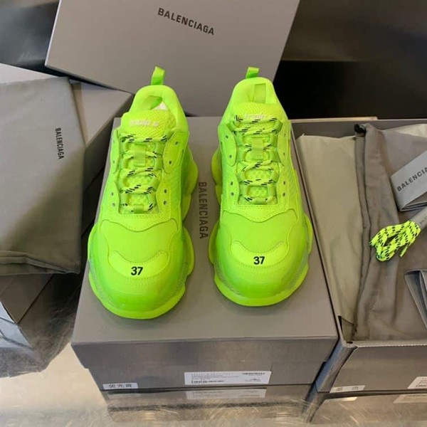 BALENCIAGA TRIPLE S CLEAR SOLE IN GREEN - BLA018 - Image 2