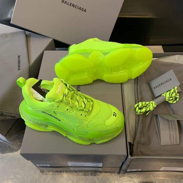 BALENCIAGA TRIPLE S CLEAR SOLE IN GREEN - BLA018 - Image 4