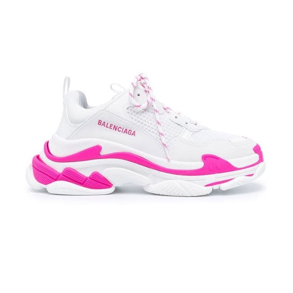 BALENCIAGA TRIPLE S 1.0 IN WHITE AND PINK - BLA023