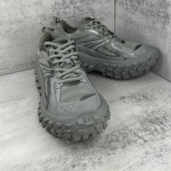 BALENCIAGA DEFENDER SNEAKER IN GREY - BLA047 - Image 4