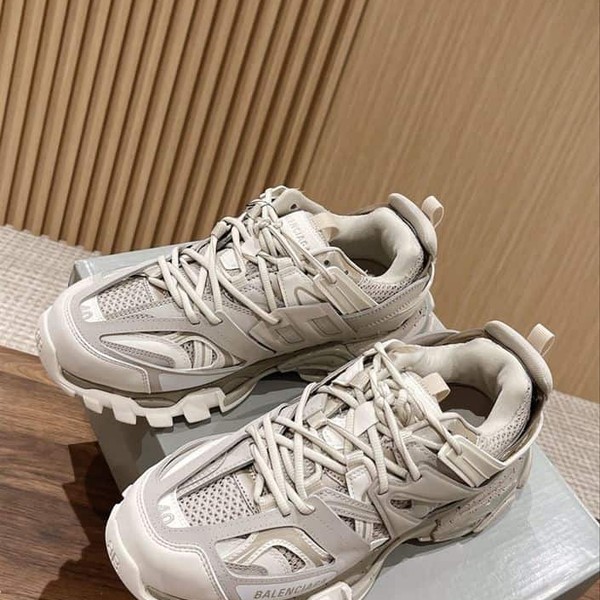 BALENCIAGA TRACK TRAINERS BEIGE - BLA067 - Image 3