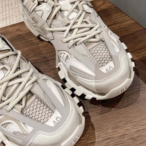 BALENCIAGA TRACK TRAINERS BEIGE - BLA067 - Image 4