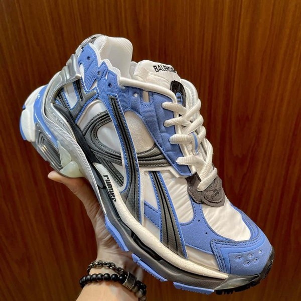 BALENCIAGA RUNNER SNEAKER 'BLUE GREY' - BLA077 - Image 5