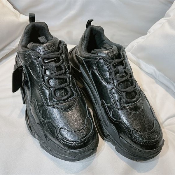 BALENCIAGA TRIPLE S LAMBSKIN SNEAKERS - BLA079 - Image 3