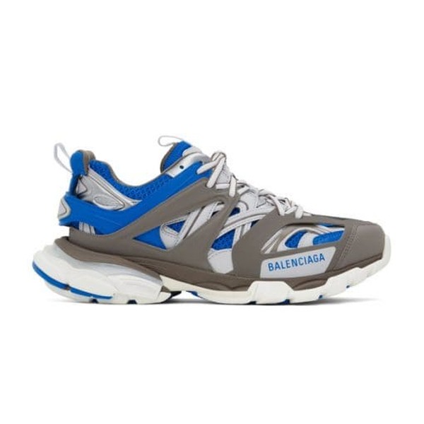 BALENCIAGA TRACK SNEAKER IN BLUE BROWN - BLA089 - Image 11