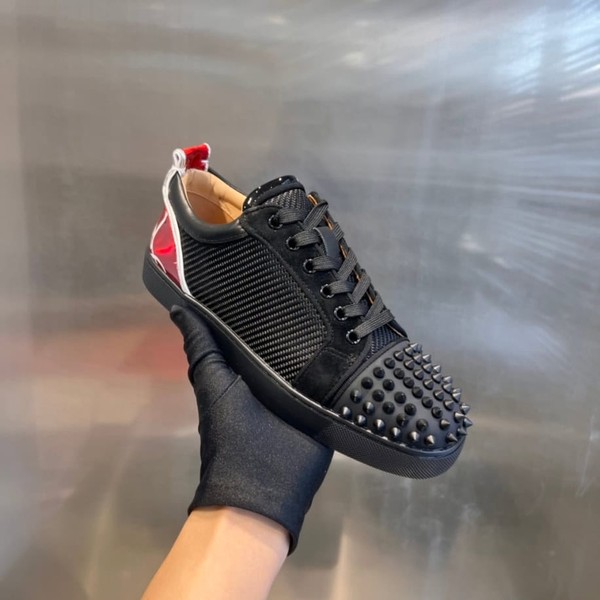 Christian Louboutin Version Black Red Sneaker - CLS037 - Image 3