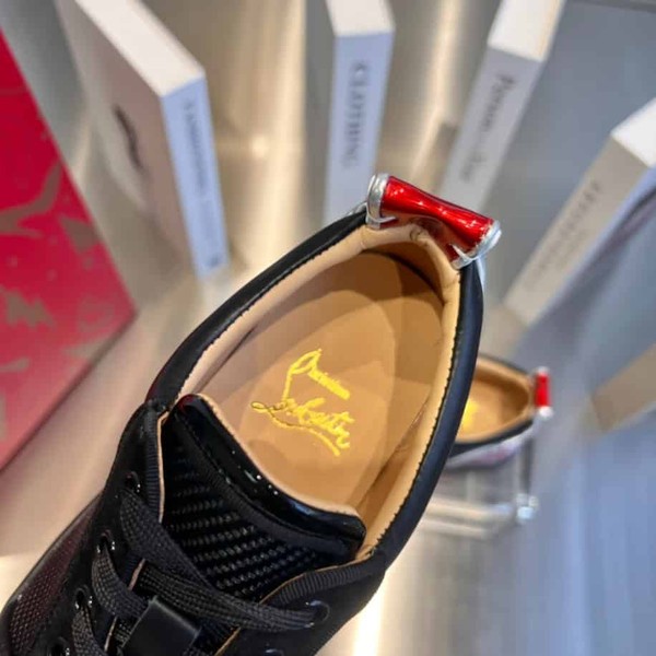 Christian Louboutin Version Black Red Sneaker - CLS037 - Image 6
