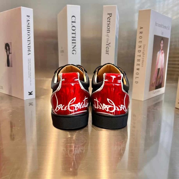 Christian Louboutin Version Black Red Sneaker - CLS037 - Image 7