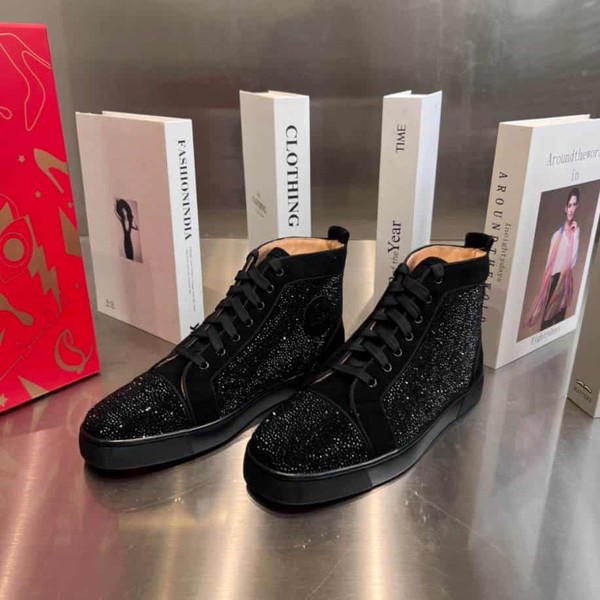 Christian Louboutin Low Top Black Sneaker - CLS053 - Image 3