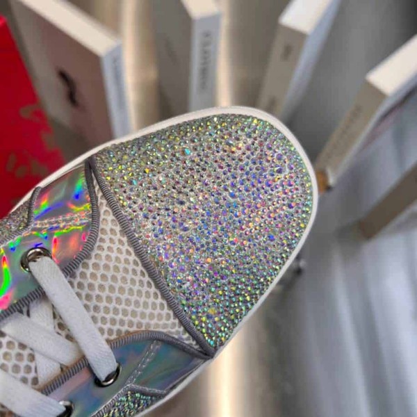 Christian Louboutin Silver Stones Sneaker - CLS056 - Image 5