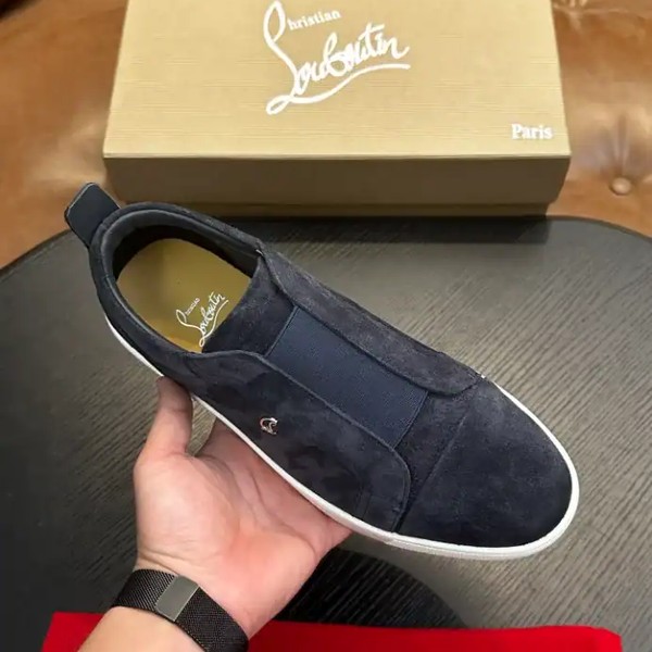 Christian Louboutin St Louis Suede Sneakers - CLS081 - Image 3