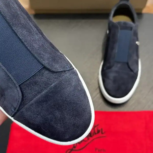 Christian Louboutin St Louis Suede Sneakers - CLS081 - Image 4